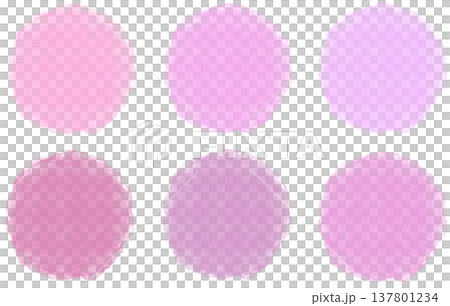 Pink design circle illustration material Pink design circle illustration material 137801234