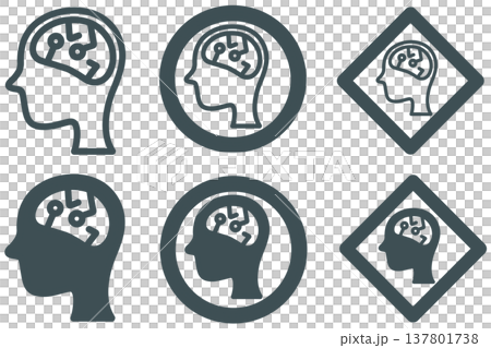 シンプルなAIアイコンセット 137801738