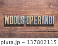 modus operandi wood 137802115