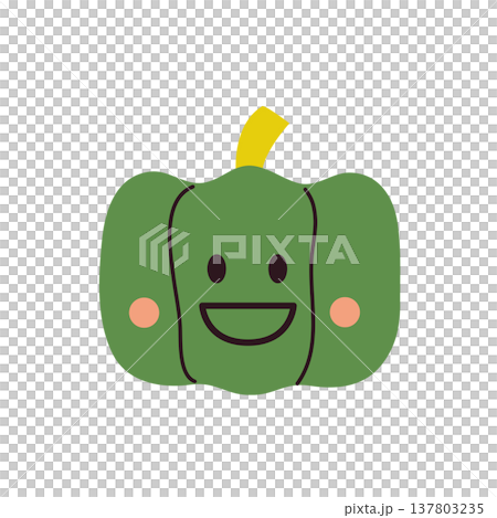 可愛的南瓜角色插畫 137803235