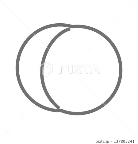 桃の線画アイコン(アウトライン) 桃の線画アイコン(アウトライン) 137803241