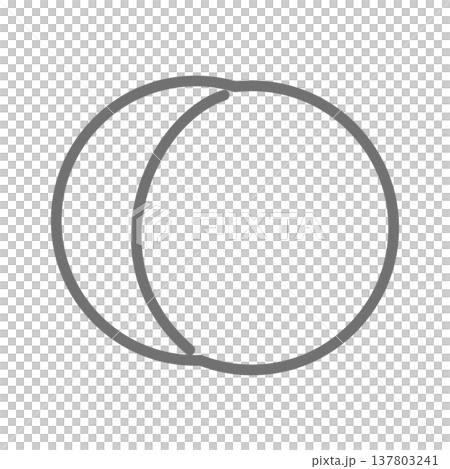 桃の線画アイコン(アウトライン) 桃の線画アイコン(アウトライン) 137803241