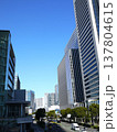 青空が広がるみなとみらいの風景 137804615