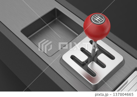 Red manual gear shifter Red manual gear shifter 137804665