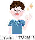 いいねしている　歯医者さん　男性　メガネ　 137806645