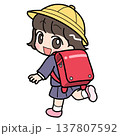 かわいい新入生の女の子 137807592