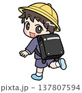 かわいい新入生の男の子 137807594