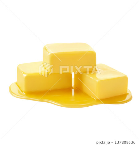 バターのイラスト リアル 137809536