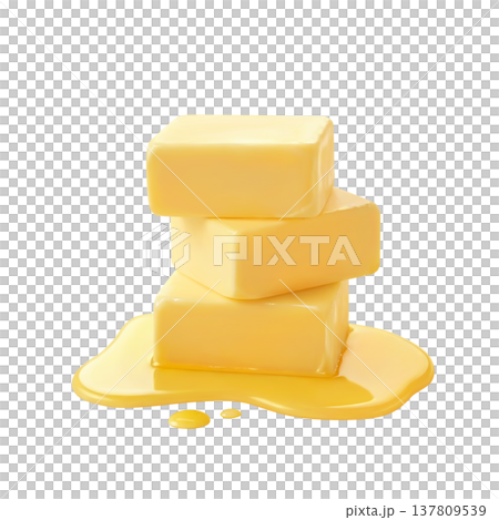 Butter illustration real Butter illustration real 137809539