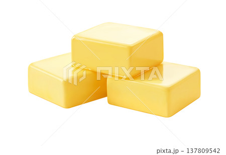 バターのイラスト リアル 137809542