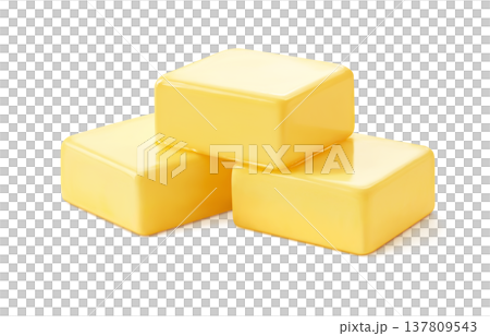 バターのイラスト リアル 137809543
