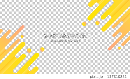 Vitamin-colored gradient frame, geometric modern design, transparent material. Vitamin-colored gradient frame, geometric modern design, transparent material. 137810281