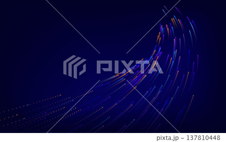 Abstract future ai background with blue big data and digital dots for tech and technology science presentation. Line cyber business network 3d backdrop. Connection graphic design. Abstract future ai background with blue big data and digital dots for tech and technology science presentation. Line cyber business network 3d backdrop. Connection graphic design. 137810448