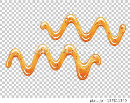 水彩風のメープルシロップのイラスト 水彩風のメープルシロップのイラスト 137811349