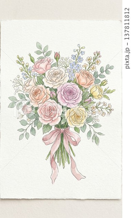 薔薇のイラスト 137811812