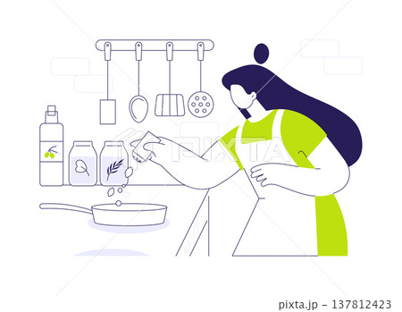 Making superfood isolated cartoon vector illustrations. 137812423