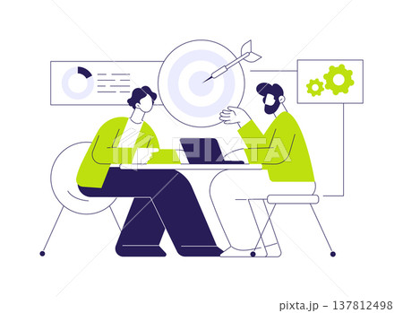 Executive coach isolated cartoon vector illustrations. Executive coach isolated cartoon vector illustrations. 137812498