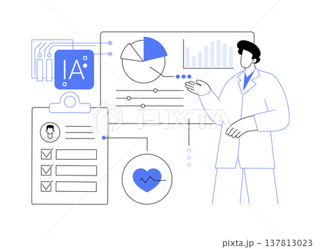 AI in Personalized Public Health Campaigns abstract concept vector illustration. 137813023
