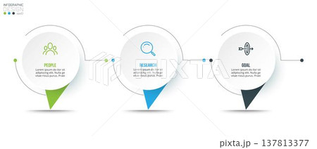 Timeline chart business infographic template. Timeline chart business infographic template. 137813377