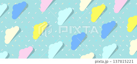 Retro cloud concept technology background and network security pattern Retro cloud concept technology background and network security pattern 137815221