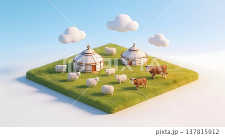 spring pink sakura flowers on white 137815912