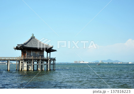 滋賀 近江八景 浮御堂 滋賀 近江八景 浮御堂 137816223