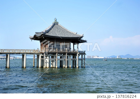 滋賀 近江八景 浮御堂 滋賀 近江八景 浮御堂 137816224