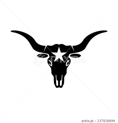 Balanced Cowboy Logo Representing Strength And Tradition 137816694