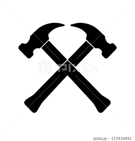 Diagonal Hammer Composition For Modern Repair Service Branding Diagonal Hammer Composition For Modern Repair Service Branding 137816942