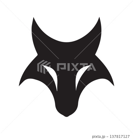 Powerful Sharp-Edged Wolf Symbol Designed For Bold Brand Identity Powerful Sharp-Edged Wolf Symbol Designed For Bold Brand Identity 137817127