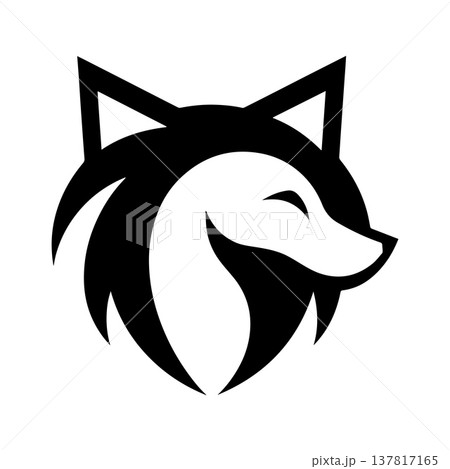 Bold Wilderness Wolf Symbol Merging Peaks And Clean Abstract Lines Bold Wilderness Wolf Symbol Merging Peaks And Clean Abstract Lines 137817165