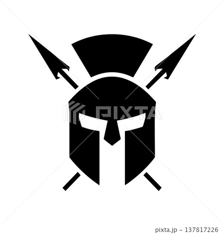 Long Spear Minimal Emblem Showing Courage Strength And Honor 137817226