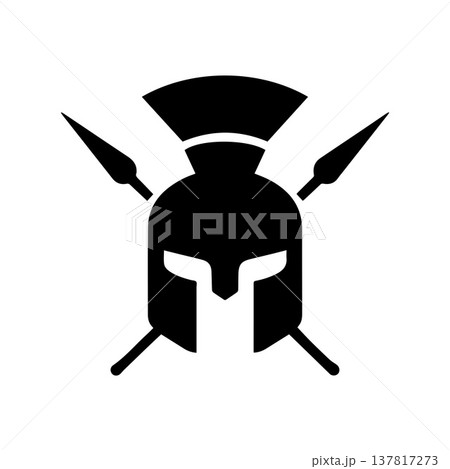 Minimal Spartan Emblem Expressing Power Heritage And Tradition Minimal Spartan Emblem Expressing Power Heritage And Tradition 137817273