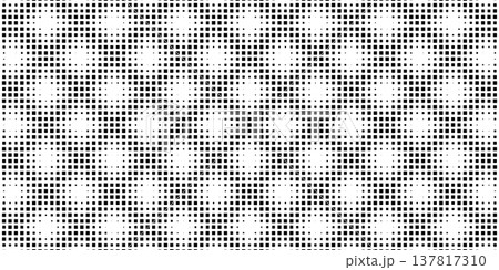 Halftone diamond pattern with geometric grid texture. Modern rhombus design for premium backgrounds, quilts, and decorative wallpaper projects. Halftone diamond pattern with geometric grid texture. Modern rhombus design for premium backgrounds, quilts, and decorative wallpaper projects. 137817310