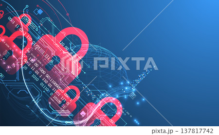 Data security Illustrates cyber data or information privacy idea. Color abstract technology background. Data security Illustrates cyber data or information privacy idea. Color abstract technology background. 137817742