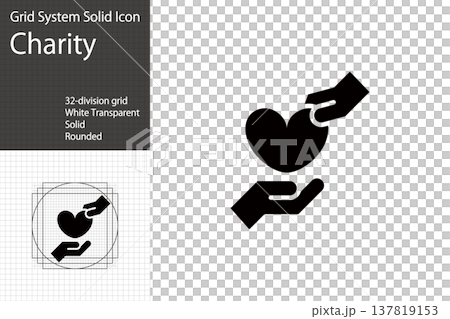 Icons of gifts and charitable activities Icons of gifts and charitable activities 137819153