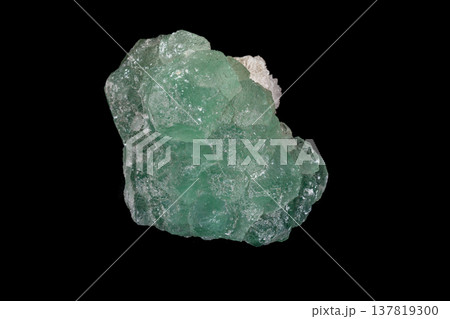 macro mineral fluorite stone on balck background macro mineral fluorite stone on balck background 137819300