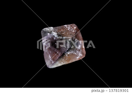 macro mineral fluorite stone on balck background macro mineral fluorite stone on balck background 137819301
