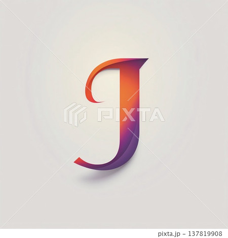 J letter logo, vector design template elements for your application or corporate identity. J letter logo, vector design template elements for your application or corporate identity. 137819908