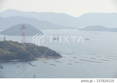 広島県広島市　黄金山からの眺望 137820128