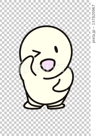 A simple figure looks up, dazzled by the light, and winks. A simple figure looks up, dazzled by the light, and winks. 137820967