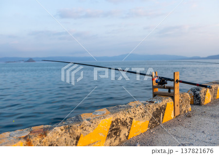 鹿児島県姶良市の加治木港の風景 137821676