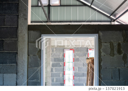 Construction progress building site architectural photography indoor setting close-up view infrastructure development Construction progress building site architectural photography indoor setting close-up view infrastructure development 137821913