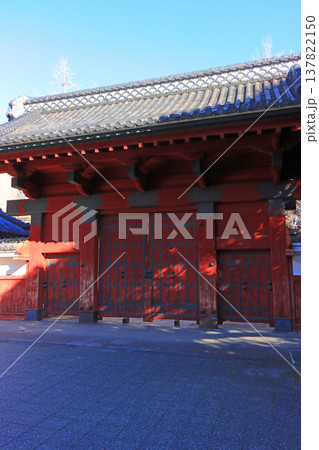 東京都文教区、東京大学赤門の風景 137822150