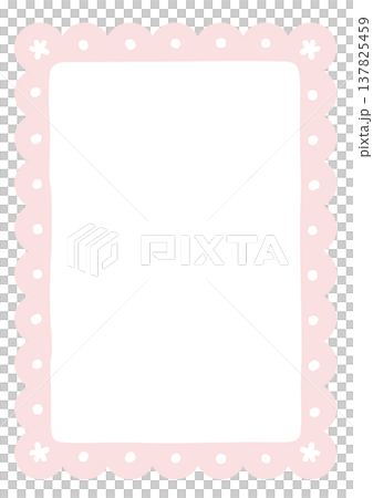 Lace-style frame, no transparency in the center (transparency check required), pink. Lace-style frame, no transparency in the center (transparency check required), pink. 137825459