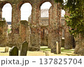Graves in front of Saint Botolph's Priory in Colchester 137825704
