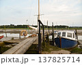 Boats on the River Colne in Essex 137825714