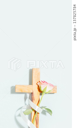 Minimal vertical faith composition for church post Minimal vertical faith composition for church post 137825784