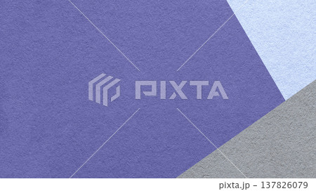 Violet textured paper background with light blue gray triangular corners and copy space. Template for presentation, banner Violet textured paper background with light blue gray triangular corners and copy space. Template for presentation, banner 137826079