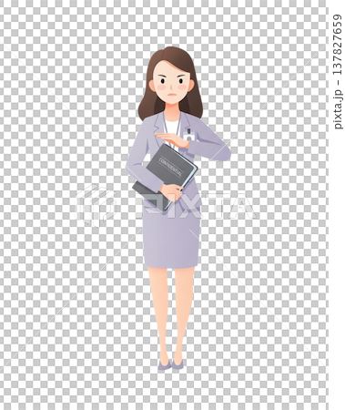 書類を持つビジネスウーマン 137827659
